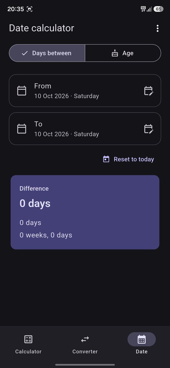 Days between two dates