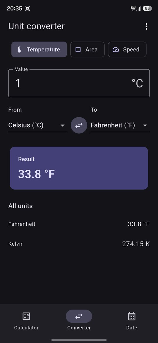 Temperature conversion